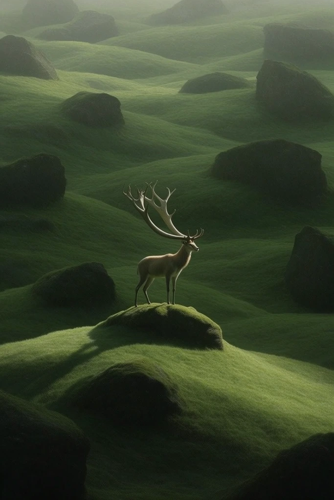 Ethereal Verdant Surrealism style AI image example 3