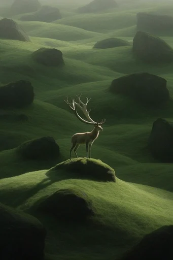 Ethereal Verdant Surrealism style AI image example 3