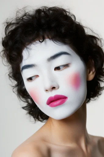 Graphic Avant-Garde Minimalism style reference image — visceral paint textures