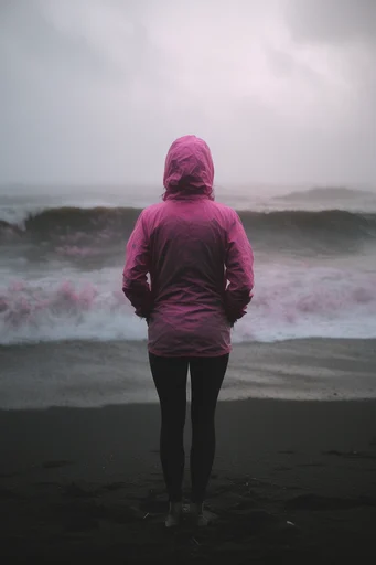 Surreal Neon Melancholy moodboard — generate AI images in this style