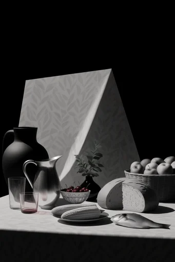 Monolithic Brutalist Noir style reference image — brutalist architecture