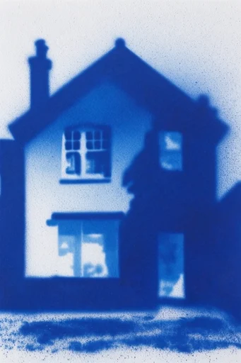 Monochromatic Cobalt Noir style AI image example 4