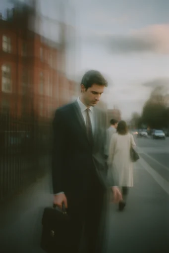 Ethereal Kinetic Nostalgia style reference image — motion blur