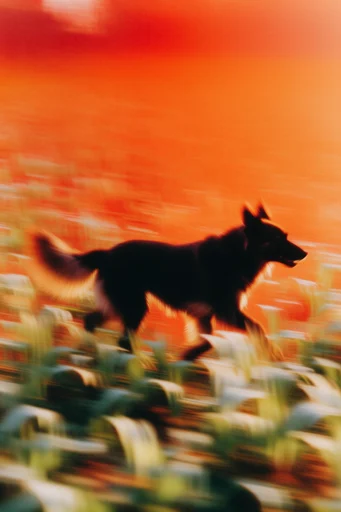 Kinetic Amber Dreamscape style reference image — warm terracotta tones