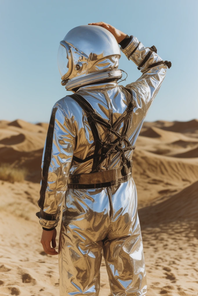 Gilded Desert Surrealism style AI image example 1