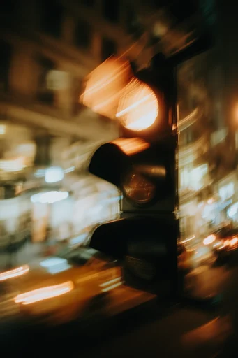 Kinetic Nocturnal Haze style reference image — cinematic film grain
