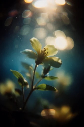 Luminous Nocturnal Dreamscape style reference image — atmospheric particulates