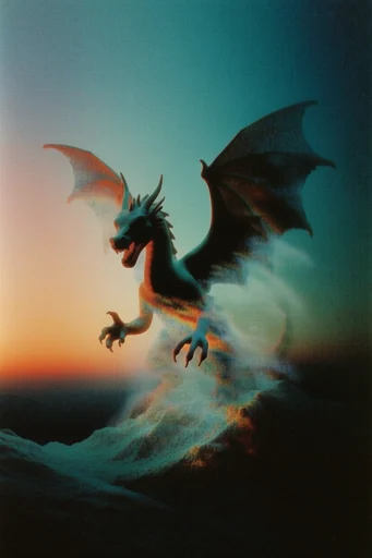 Ethereal Thermal Dreamscape style reference image — ethereal silhouette