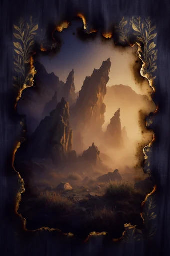 Gilded Gothic Decay style reference image — chiaroscuro lighting
