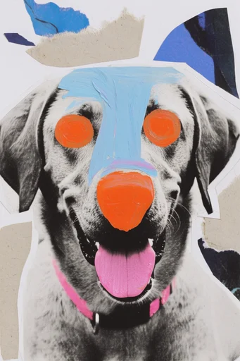 Gritty Avant-Garde Collage style reference image — surrealist assemblage
