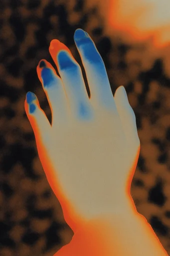 Spectral Thermal Noir style reference image — airbrushed texture