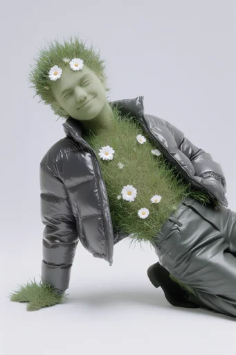 Surreal Tactical Botanics style AI image example 2
