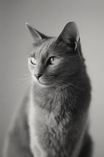 Timeless Monochrome Minimalism style reference image — fine film grain