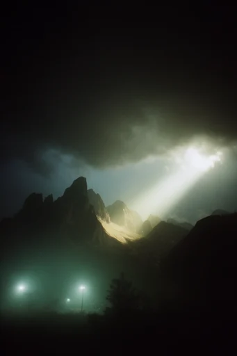 Cinematic Acid Nocturne style reference image — cinematic neon mist
