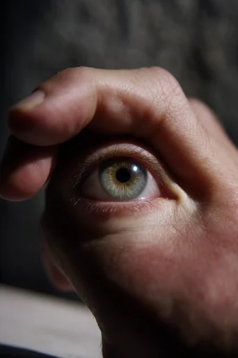 Luminous Ocular Macro style reference image — shallow depth of field