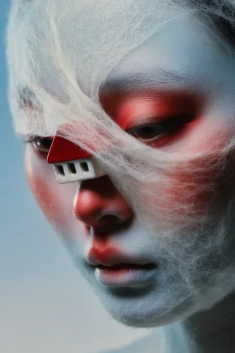 Surreal Ethereal Texture style reference image — prosthetic artistry