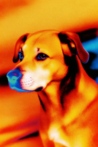 Luminous Thermal Surrealism style reference image — psychedelic bioluminescence