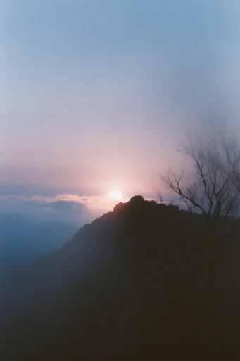 Ethereal Twilight Surrealism style reference image — atmospheric silhouette