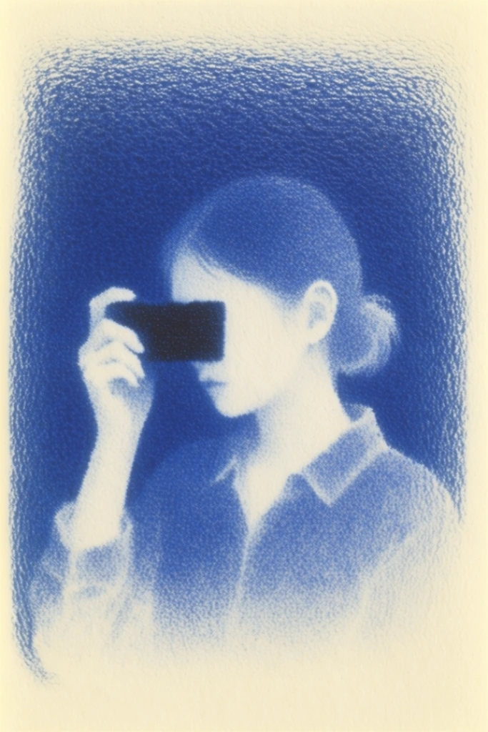 Ethereal Cyanotype Dreamscape style AI image example 1