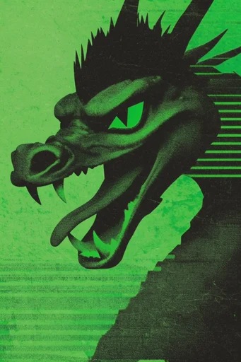 Toxic Glitch Dissonance style reference image — CRT scanlines