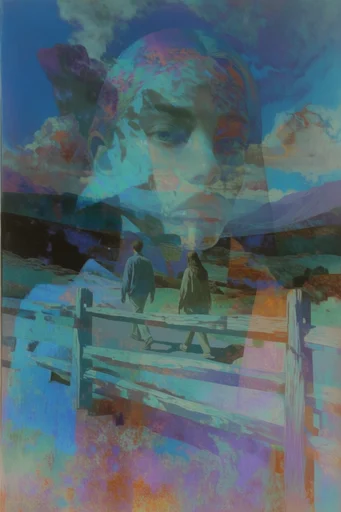 Surreal Chromatic Glitch style AI image example 2