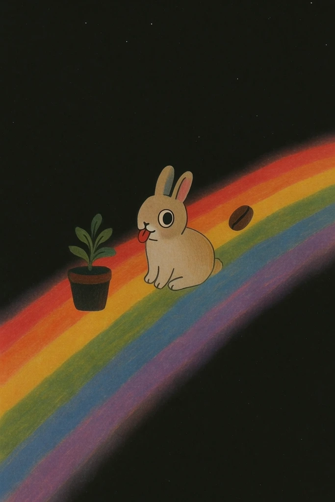 Prismatic Nocturnal Minimalism style AI image example 3