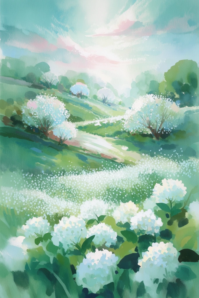 Luminous Impressionist Surrealism style AI image example 2