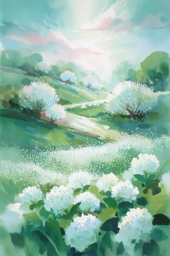 Luminous Impressionist Surrealism style reference image — dappled sunlight