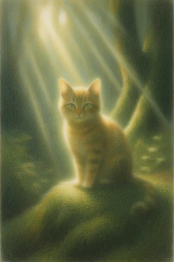 Luminous Ethereal Mysticism style reference image — luminous inner glow