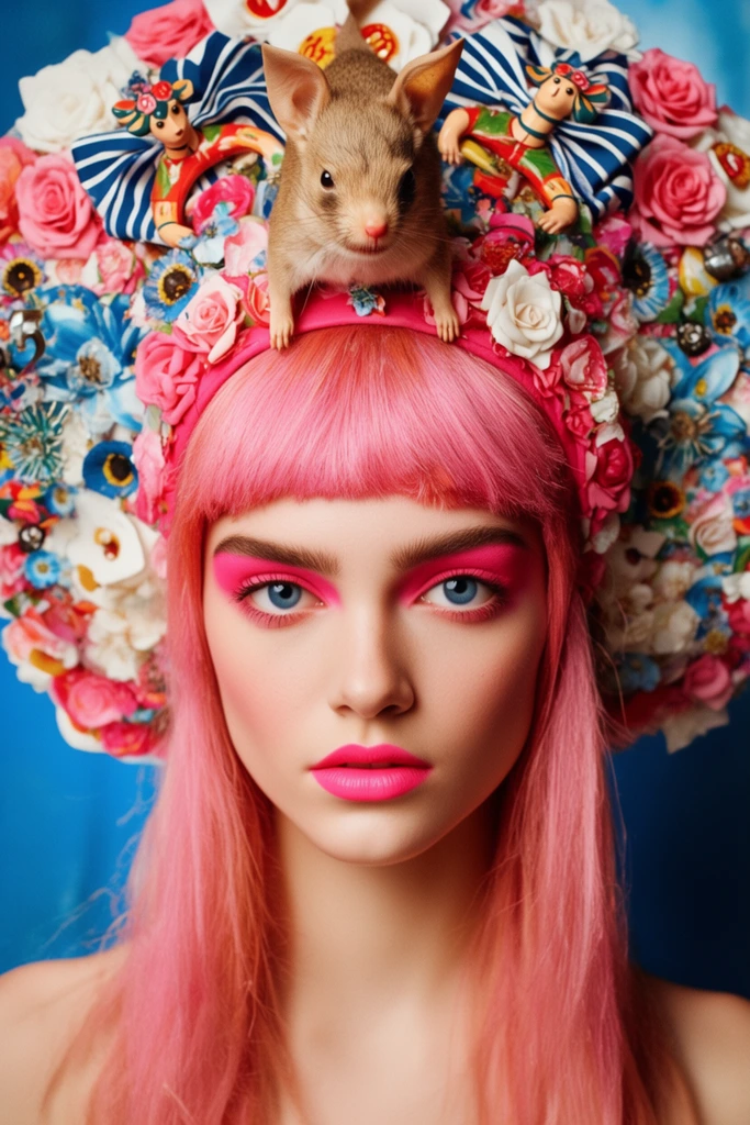 Vivid Surrealist Maximalism style AI image example 3