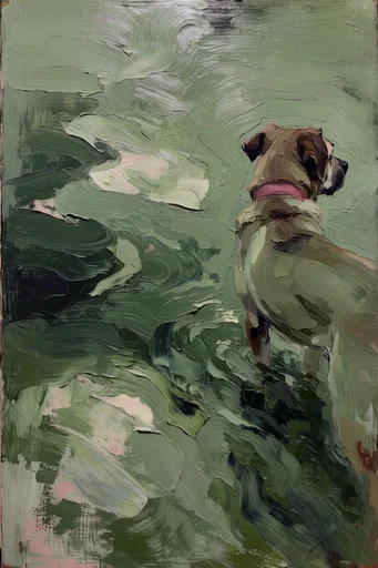 Textured Atmospheric Expressionism style reference image — expressive painterly style