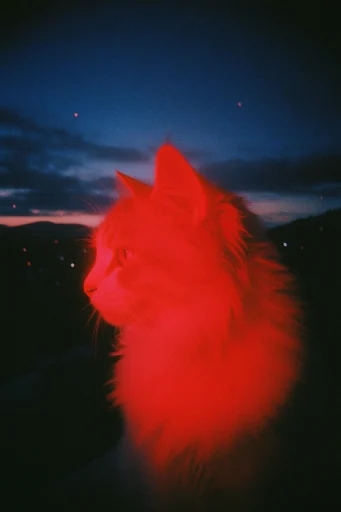 Spectral Analog Noir style reference image — soft-focus blur