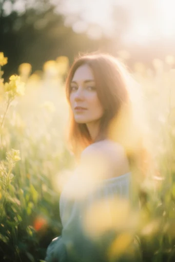 Luminous Ethereal Impressionism style reference image — nostalgic film aesthetic