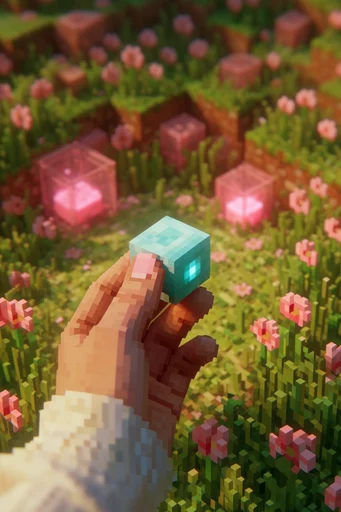 Cinematic Voxel Dioramas style reference image — cinematic lighting