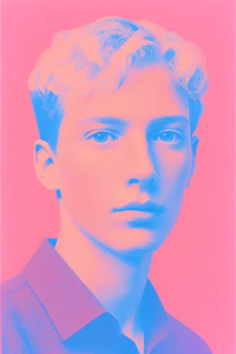 Electric Print Minimalism style reference image — grainy texture