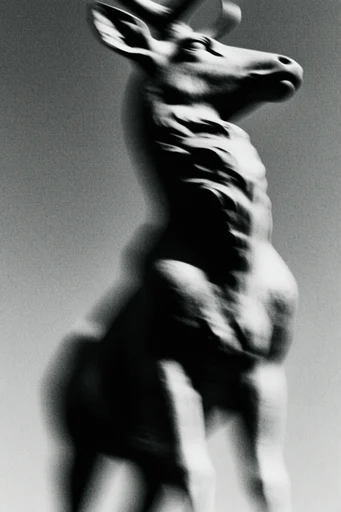 Kinetic Spectral Noir style reference image — motion blur