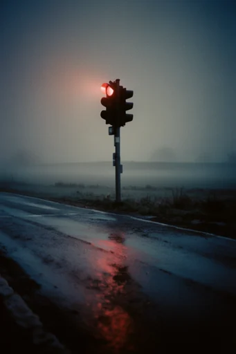 Cinematic Atmospheric Gloom style reference image — atmospheric haze and mist