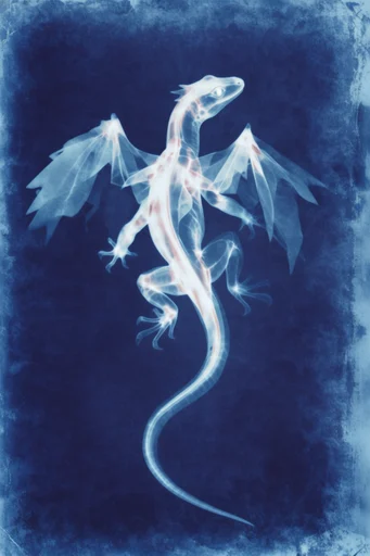 Ethereal Spectral Noir style reference image — high-contrast silhouette