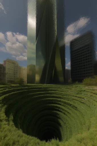 Velvety Verdant Surrealism style reference image — velvety moss texture