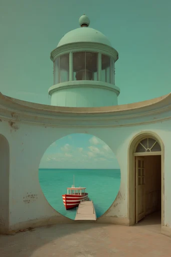 Uncanny Liminal Pastel style reference image — cinematic dreamcore
