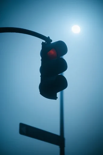 Clinical Cinematic Minimalist style reference image — cool blue rim lighting