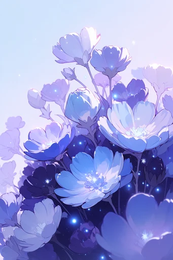 Luminous Celestial Anime style reference image — vibrant neon rim light