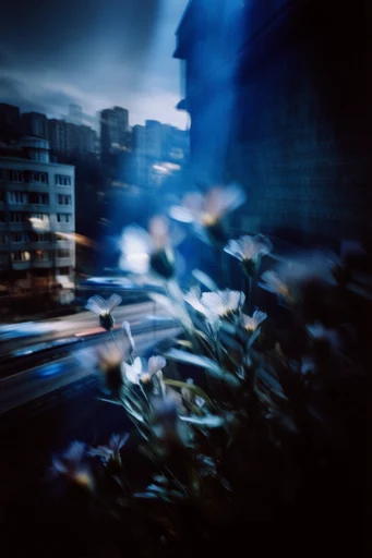 Spectral Nocturnal Motion style reference image — long exposure motion blur