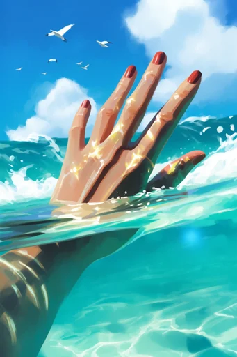 Vibrant Sun-Drenched Coastal style reference image — sun-drenched coastal landscape