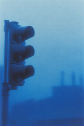 Spectral Blue Noir style reference image — ethereal motion blur