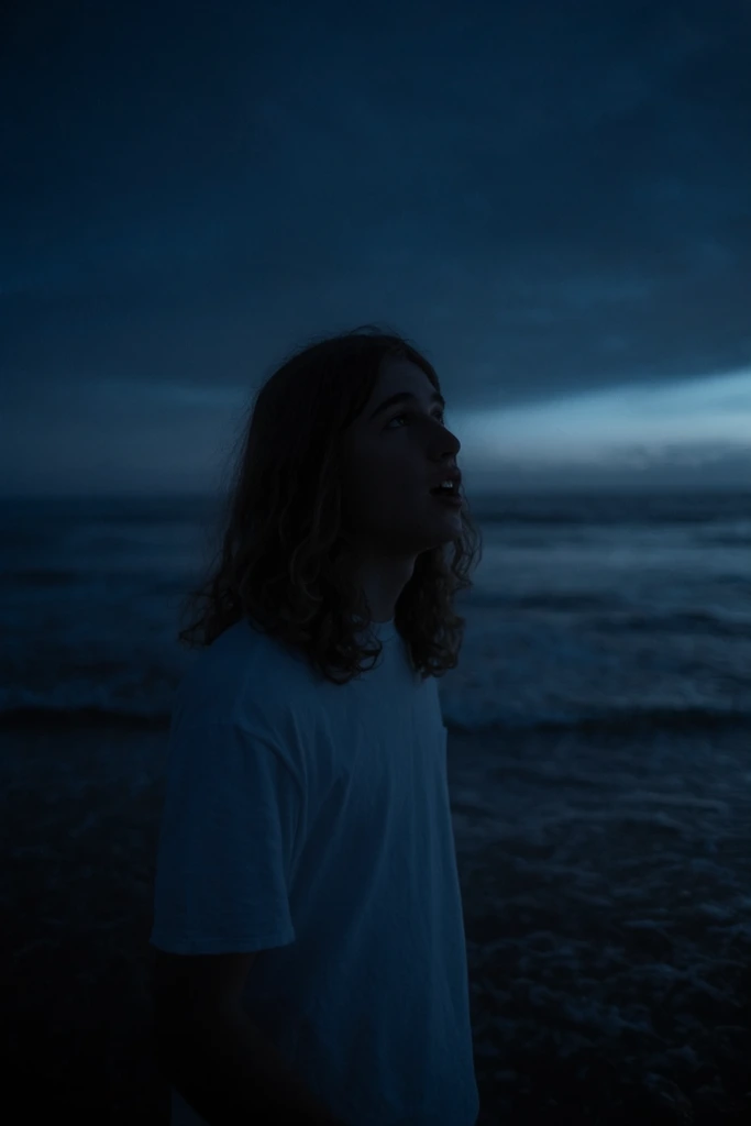 Ethereal Nocturnal Blue style AI image example 1
