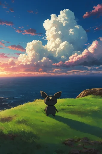 Luminous Anime Horizon style AI image example 3