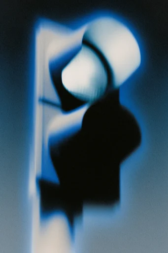 Nocturnal Analog Distortion style reference image — ethereal glowing aura