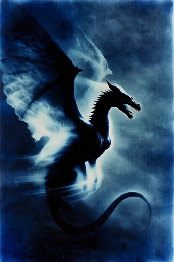 Ethereal Nocturnal Motion style reference image — ghostly silhouette