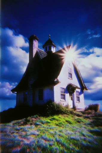 Nostalgic Surrealist Dreamcore style reference image — early 3D retro CGI